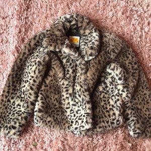 COPY - Leopard coat size 4/5